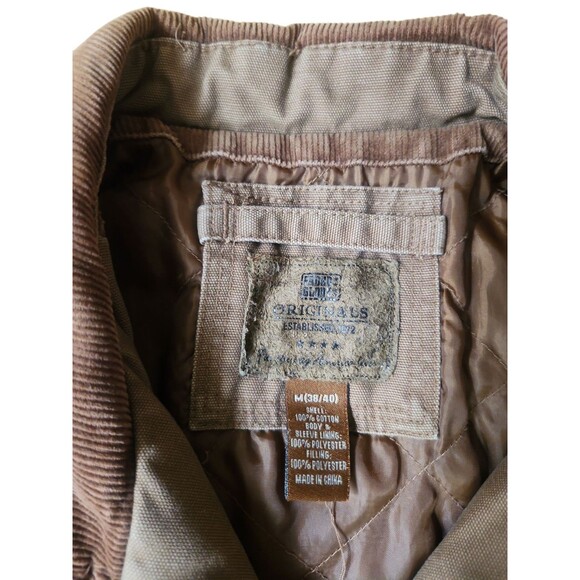 Faded Glory Originals Vintage 90s Canvas Jacket Mens Medium Brown Utility Work - Picture 5 of 9